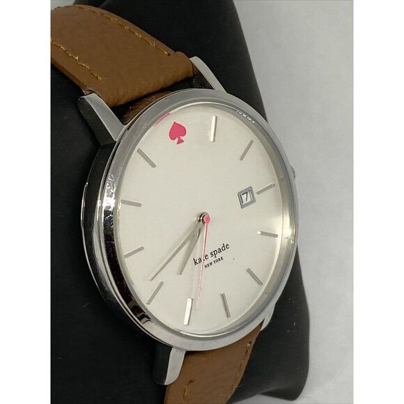 Kate Spade 0008 Women's Brown Leather Analog Dial Quartz Genuine Watch XX588 - Picture 5 of 12